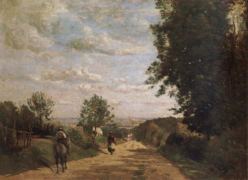 Corot Camille The road of sevres oil painting picture